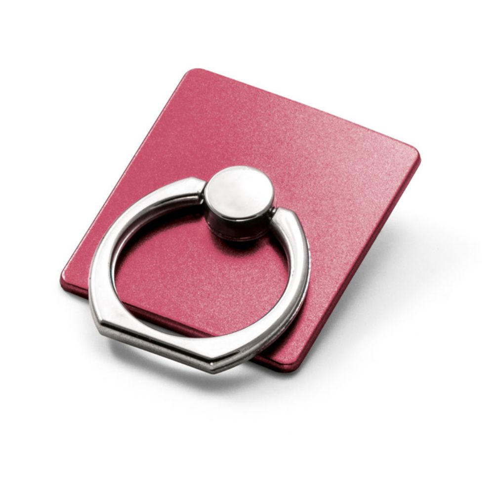 Suporte para Celular Plástico para Brindes Vermelho