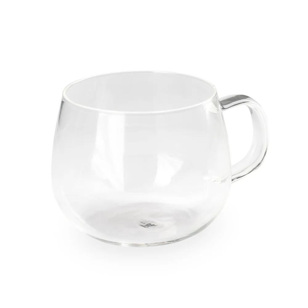 Caneca de vidro personalizada para brindes