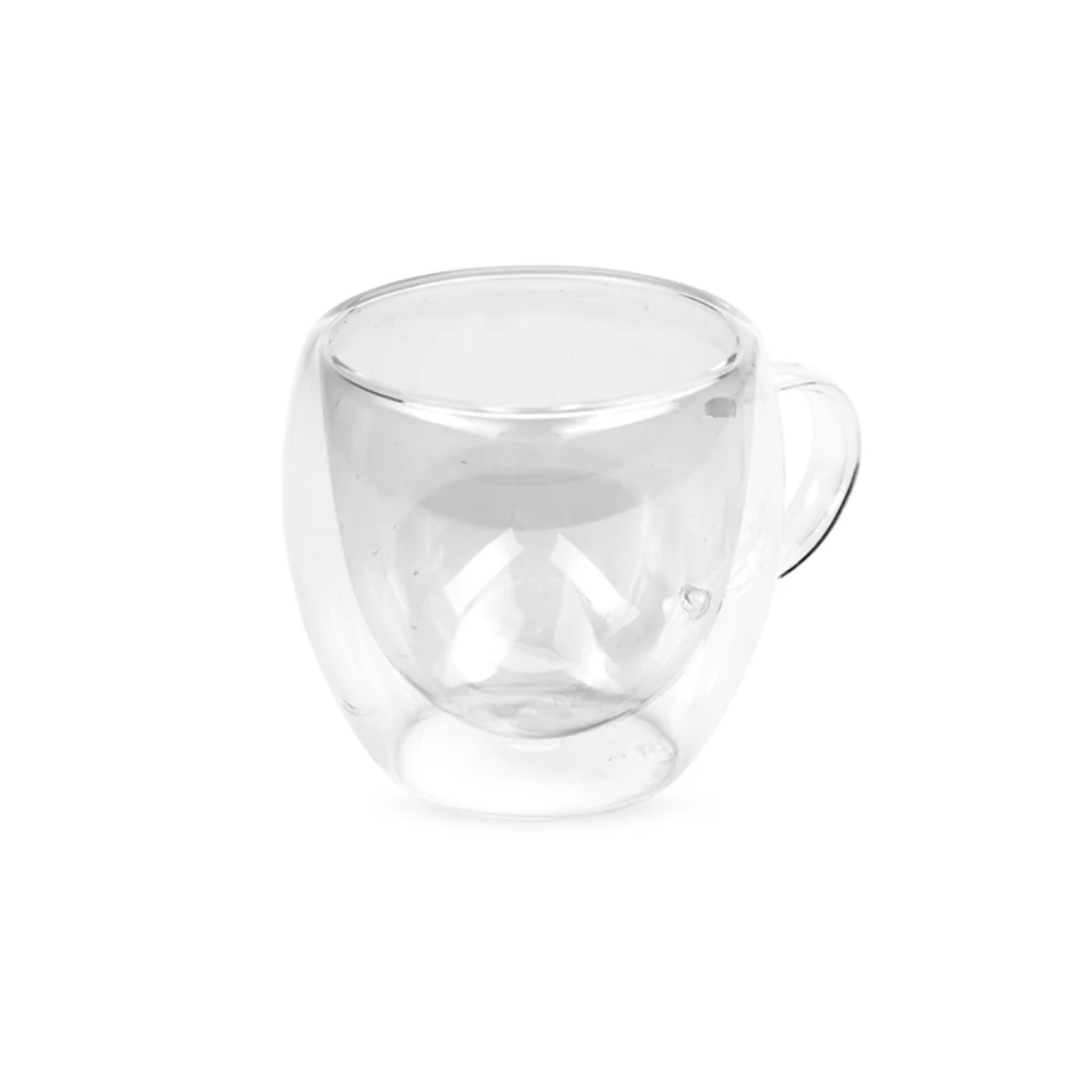 Xícara de Vidro 80ml Personalizada para Brindes